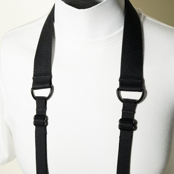 Handcrafted Vintage Style Black Camera Strap 38-50" w/ Peak  Design Anchors - Picture 4 of 10
